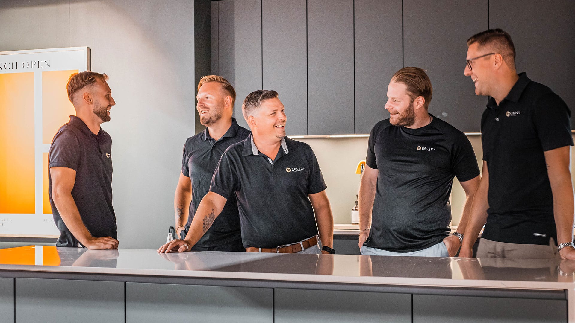 guys in black shirts